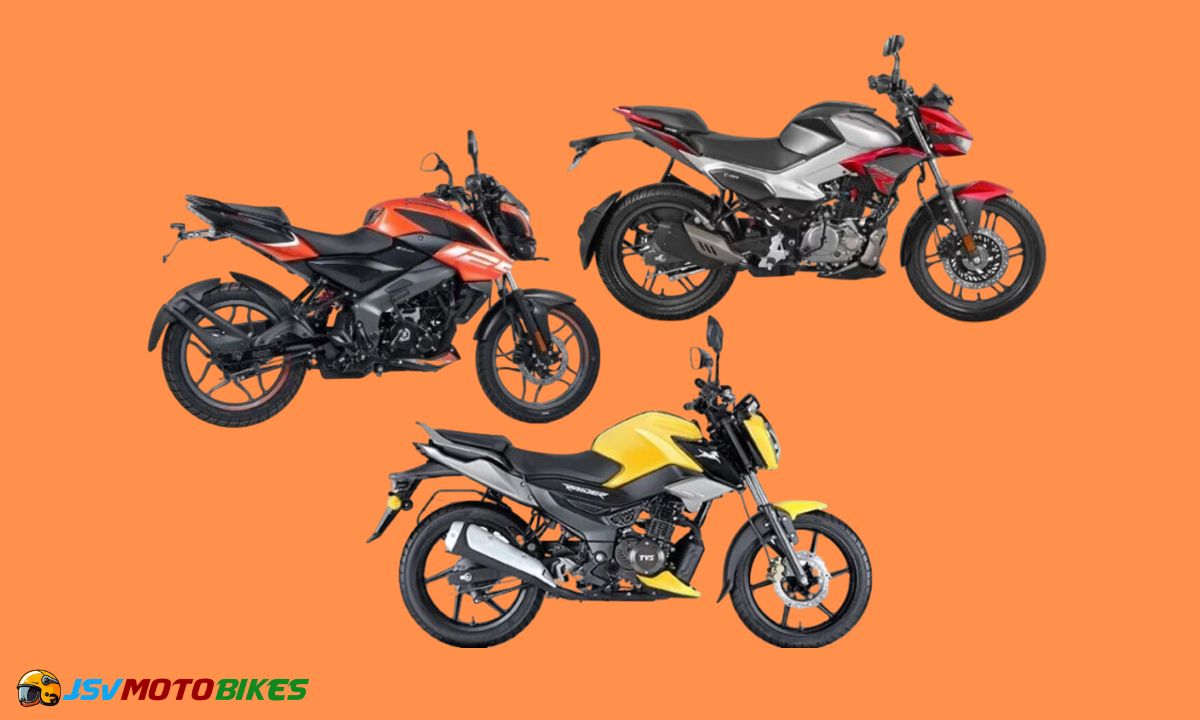Hero Xtreme 125R, Bajaj Pulsar 125, and TVS Raider 125